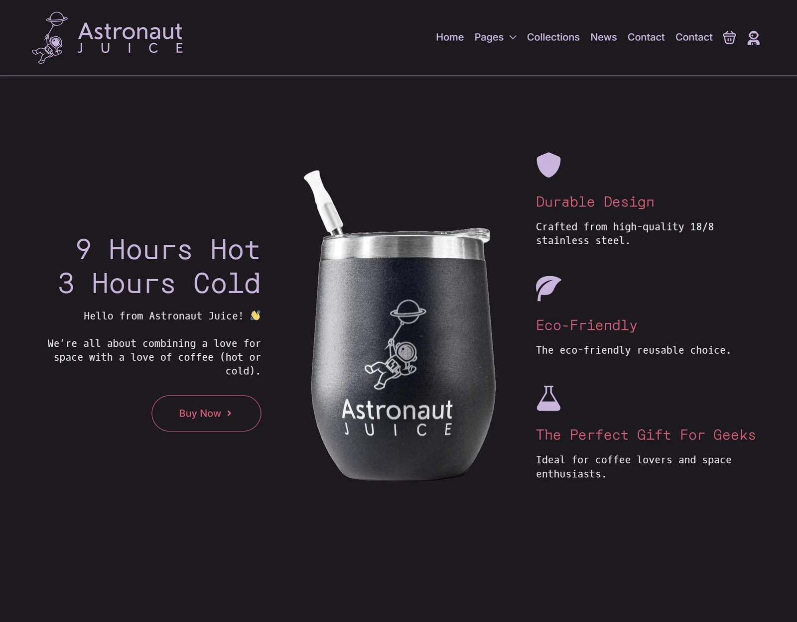 Astronaut Juice product and identity photograph 6