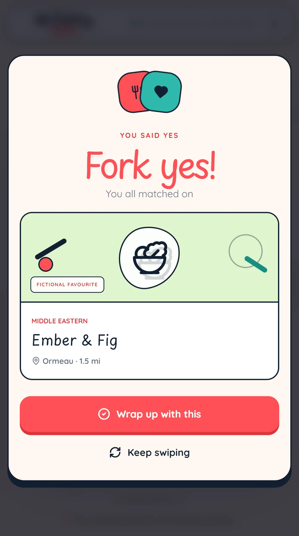 No Forking Idea product screen 4