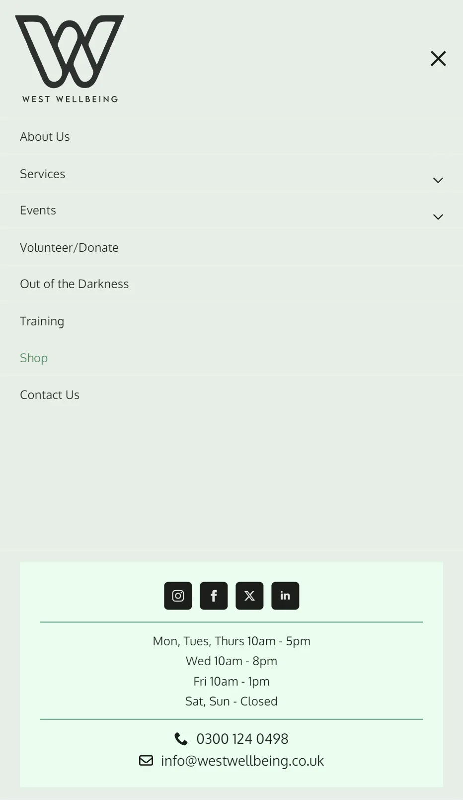 West Wellbeing website view 6